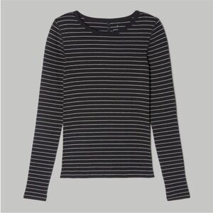 Everlane The Supima® Micro-Rib Long-Sleeve Crew